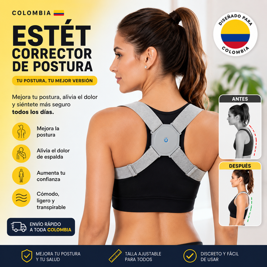 Corrector De Postura invisible De Sensor